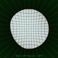View from the right lens of the Google Daydream View (2017) viewer.